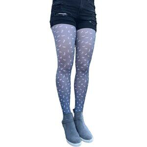 Polka Dog Pattern Tights for Women Malka Chic